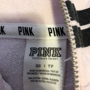 Light pink vs pink zip up